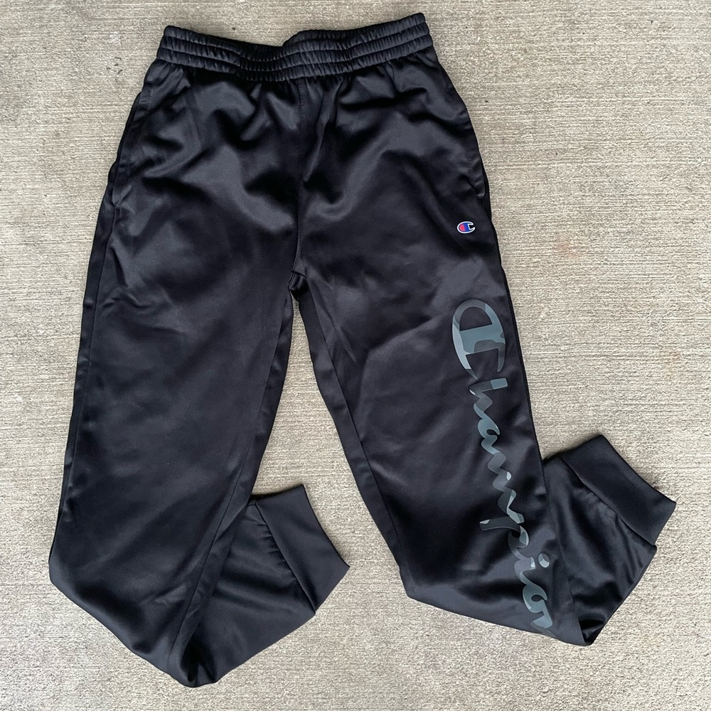 Boys 8-20 Champion® Camo Script Fleece Joggers